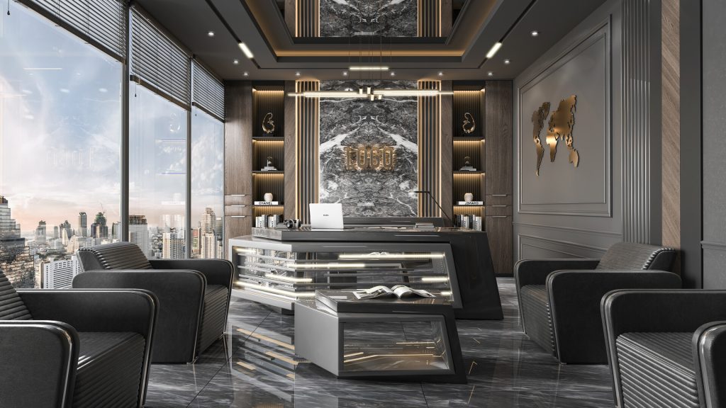 Mẫu Thi Công Văn Phòng Luxury