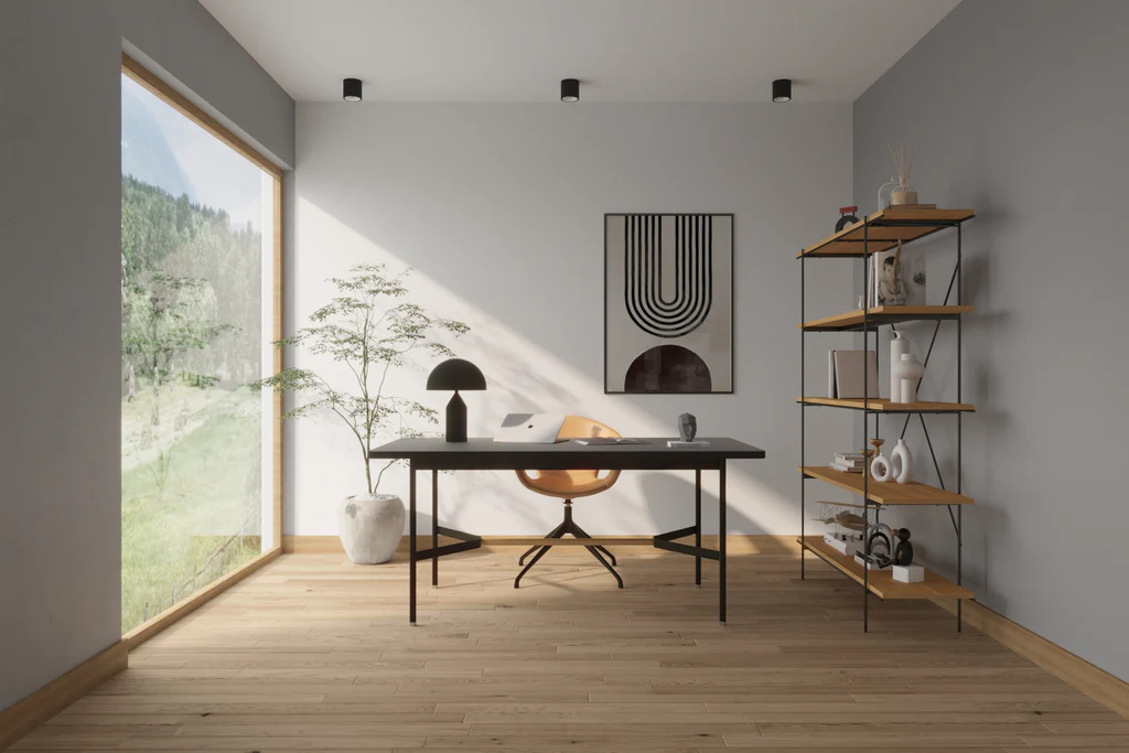 Mẫu thiết kế phòng làm việc 12m²