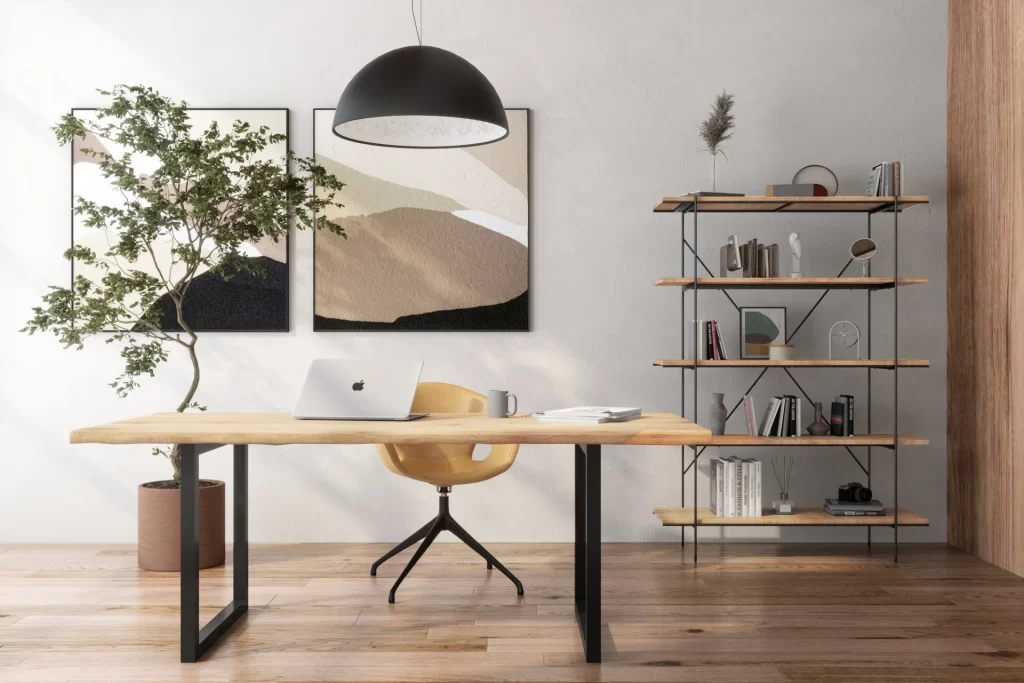 Mẫu thiết kế phòng làm việc 8m²