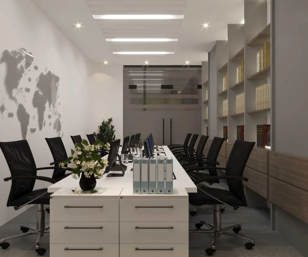 Mẫu thiết kế văn phòng công ty nhỏ đẹp diện tích 20m²