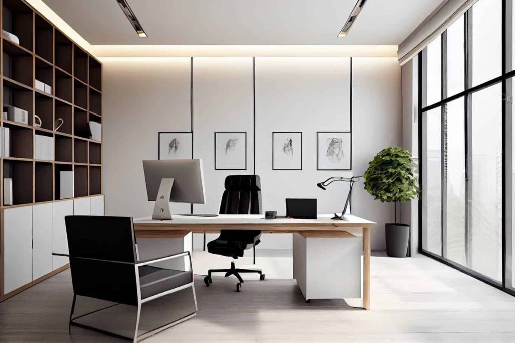 Phong cách thiết kế phòng làm việc hiện đại