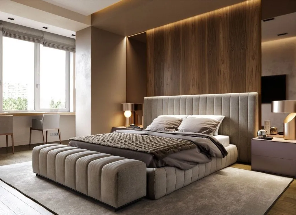 Thiết kế nội thất phòng ngủ chung cư 56m2
