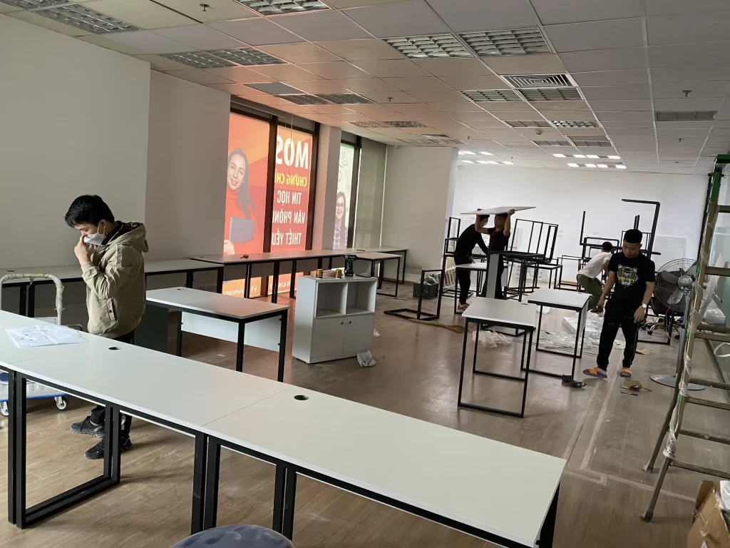 TỔNG KẾT DỰ ÁN THI CÔNG NỘI THẤT VĂN PHÒNG IIG