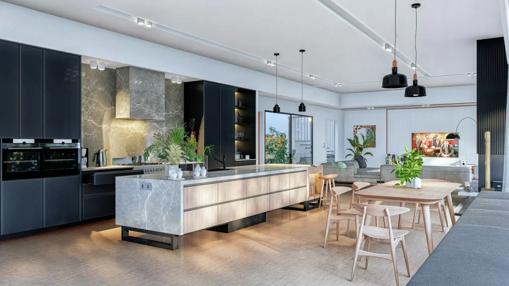 Thiết Kế Nhà Bếp Đẹp và Hiện Đại ở Nông Thôn