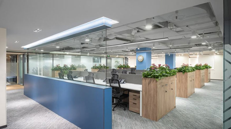 Thiết kế nội thất văn phòng cao cấp 120m²