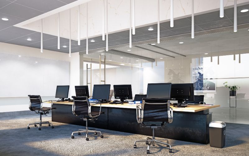Thiết kế nội thất văn phòng cao cấp 20m²