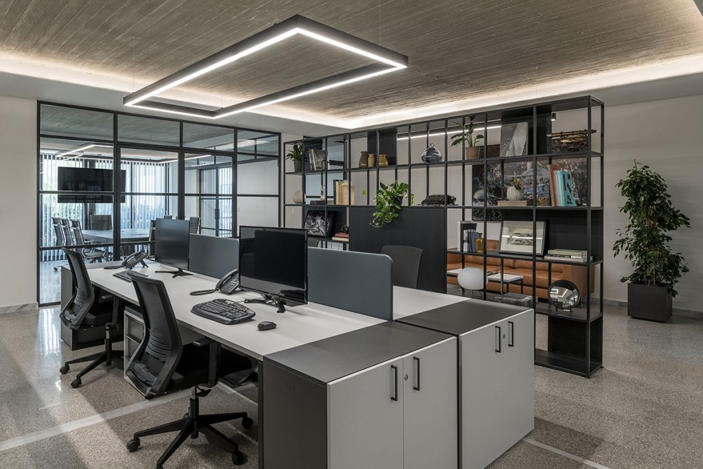 Thiết kế nội thất văn phòng hiện đại 50m²