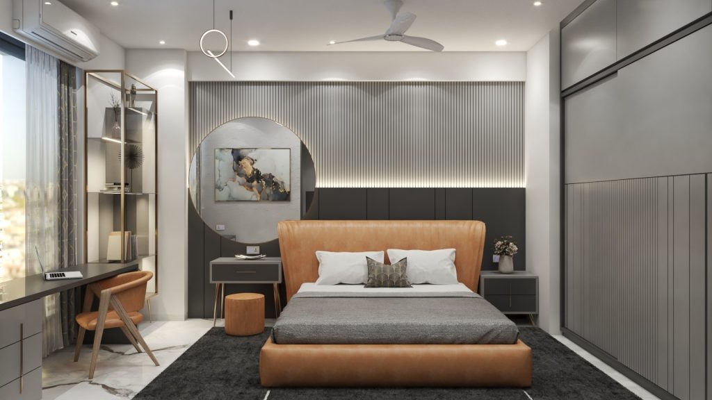 Thiết kế phòng ngủ chung cư nhỏ 10m²