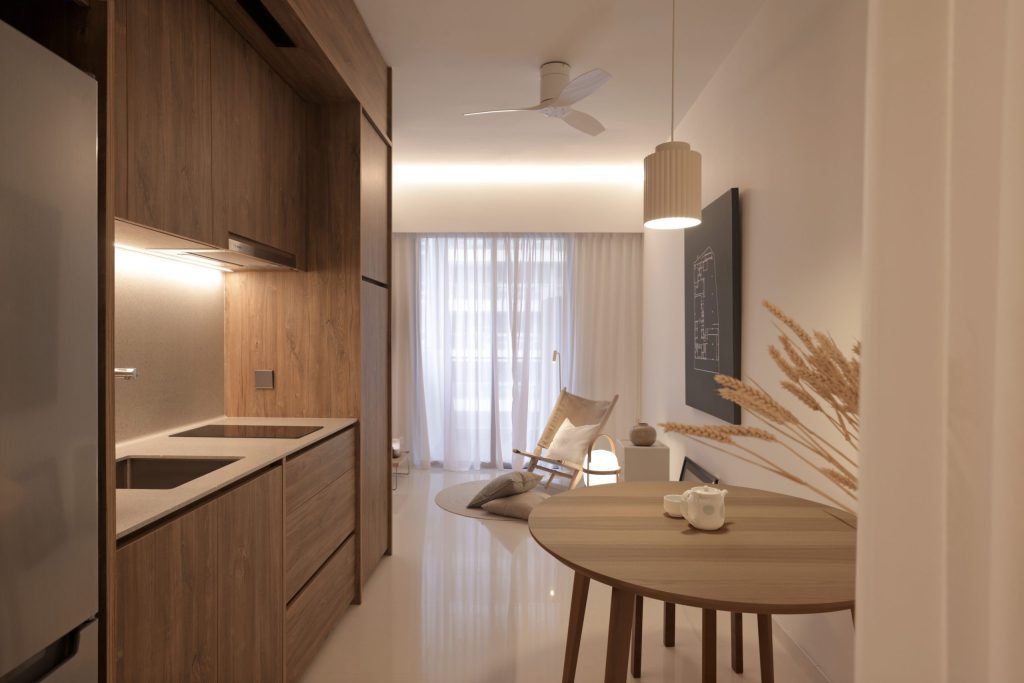 Trang Trí Phòng Bếp Chung Cư Nhỏ