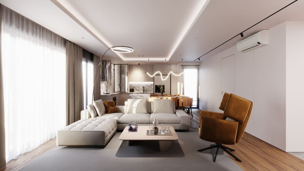 10+ Mẫu Thiết Kế Nội Thất Căn Hộ 53m2 Tối Ưu Tiện Nghi