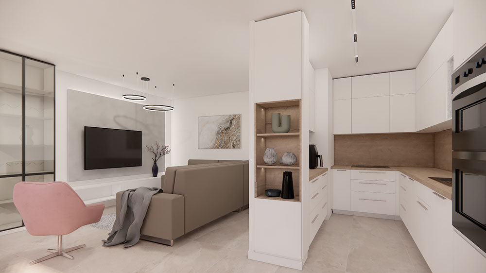 Đặc điểm nổi bật của thiết kế nội thất chung cư 76m2