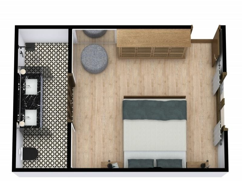 Kinh nghiệm thiết kế phòng ngủ 15m2