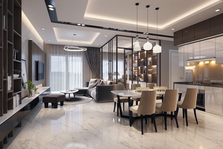 Mẫu thiết kế nội thất chung cư 87m2 cho cặp vợ chồng