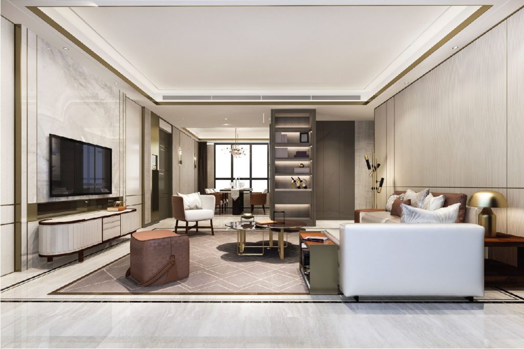Mẫu thiết kế nội thất chung cư 90m2 phong cách Bắc Âu