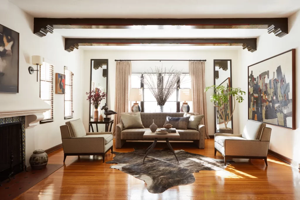 Mẫu thiết kế nội thất chung cư 90m2 phong cách Địa Trung Hải