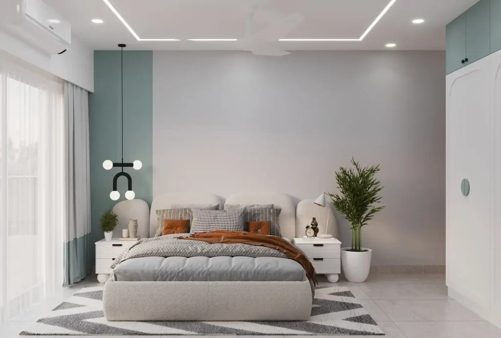 Mẫu thiết kế nội thất phòng ngủ chung cư 90m2