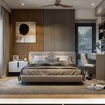 Thiết kế phòng ngủ 16m2 tích hợp làm việc