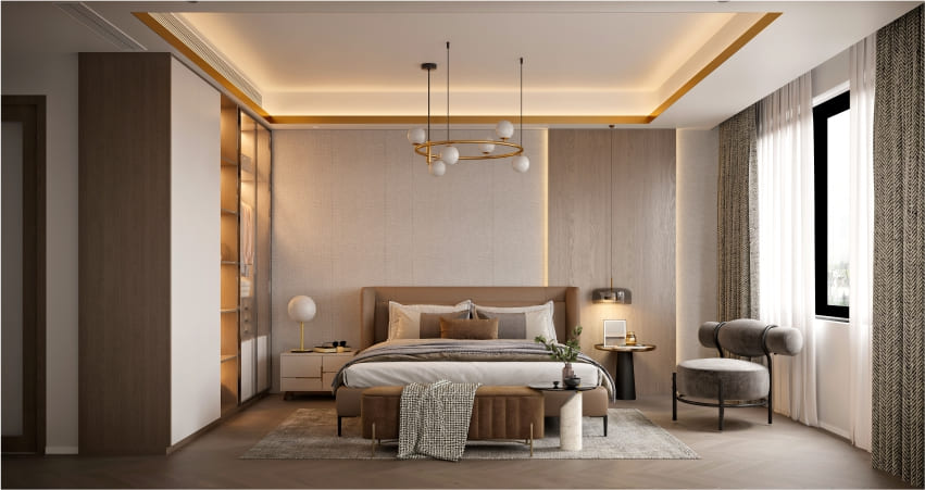 TOP 22+ Mẫu Thiết Kế Phòng Ngủ 22m2 Được Ưa Chuộng 2025