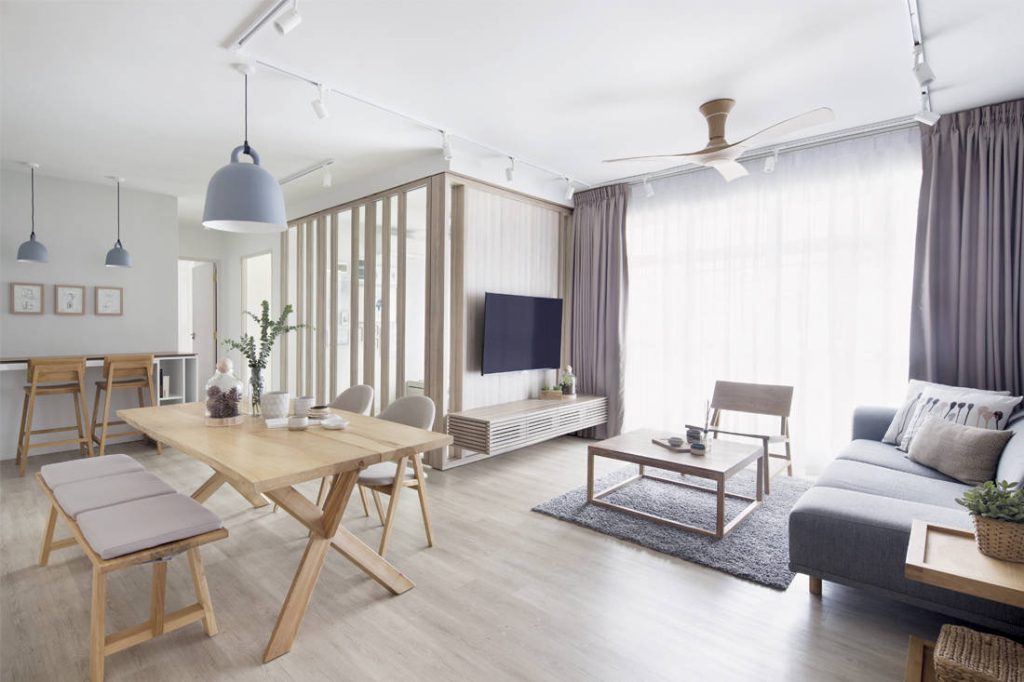 Thiết kế nội thất căn hộ 120m2 theo phong cách Bắc Âu