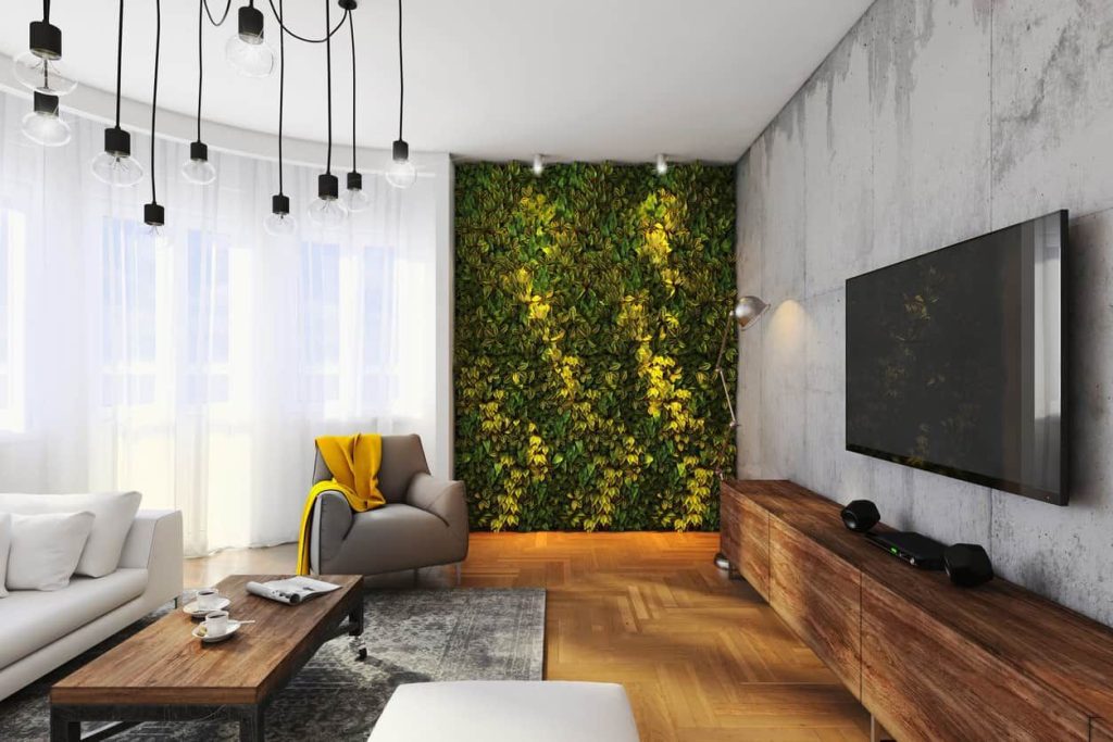 Thiết kế nội thất căn hộ 120m2 theo phong cách Xanh (Biophilic)