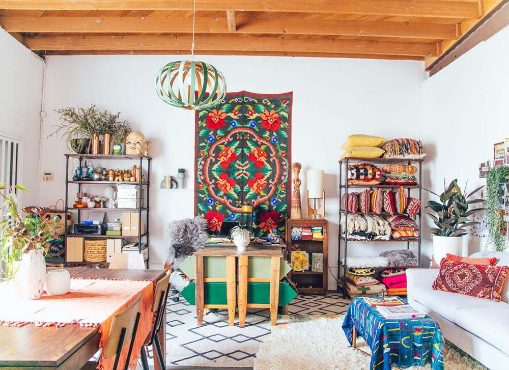 Thiết kế nội thất căn hộ 25m2 phong cách Bohemian