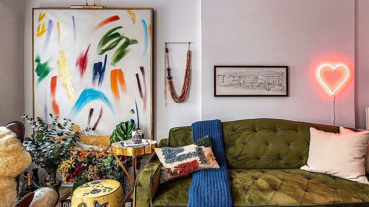 Thiết kế nội thất căn hộ 25m2 phong cách Eclectic