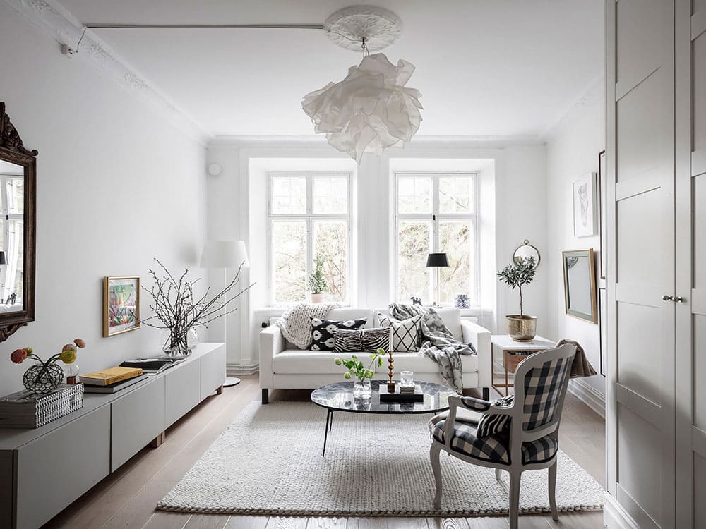 Thiết kế nội thất căn hộ 38m2 phong cách Cổ Điển
