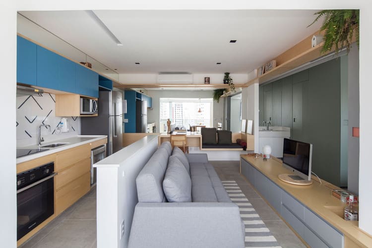 Thiết kế nội thất căn hộ 38m2 phong cách Tối Giản
