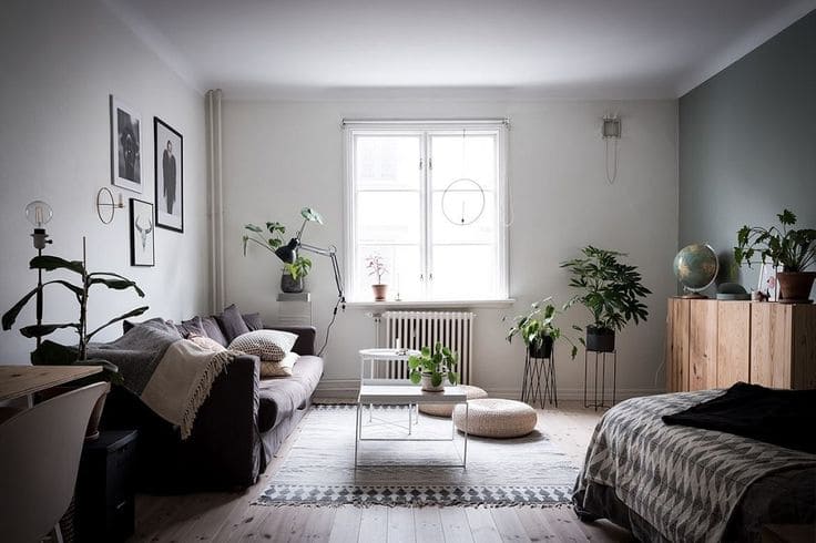 Thiết kế nội thất căn hộ 48m2 phong cách Đương Đại