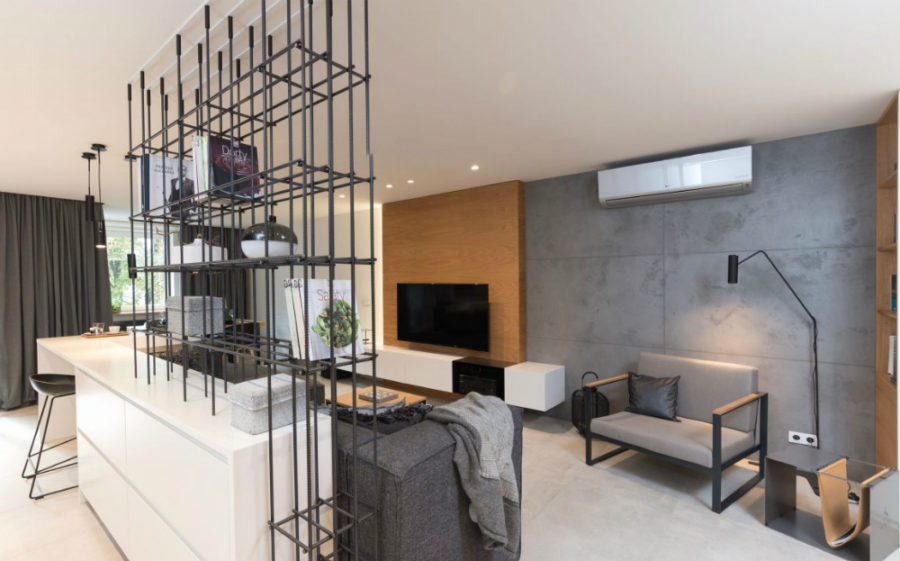 Thiết kế nội thất căn hộ 68m2 phong cách Công Nghiệp