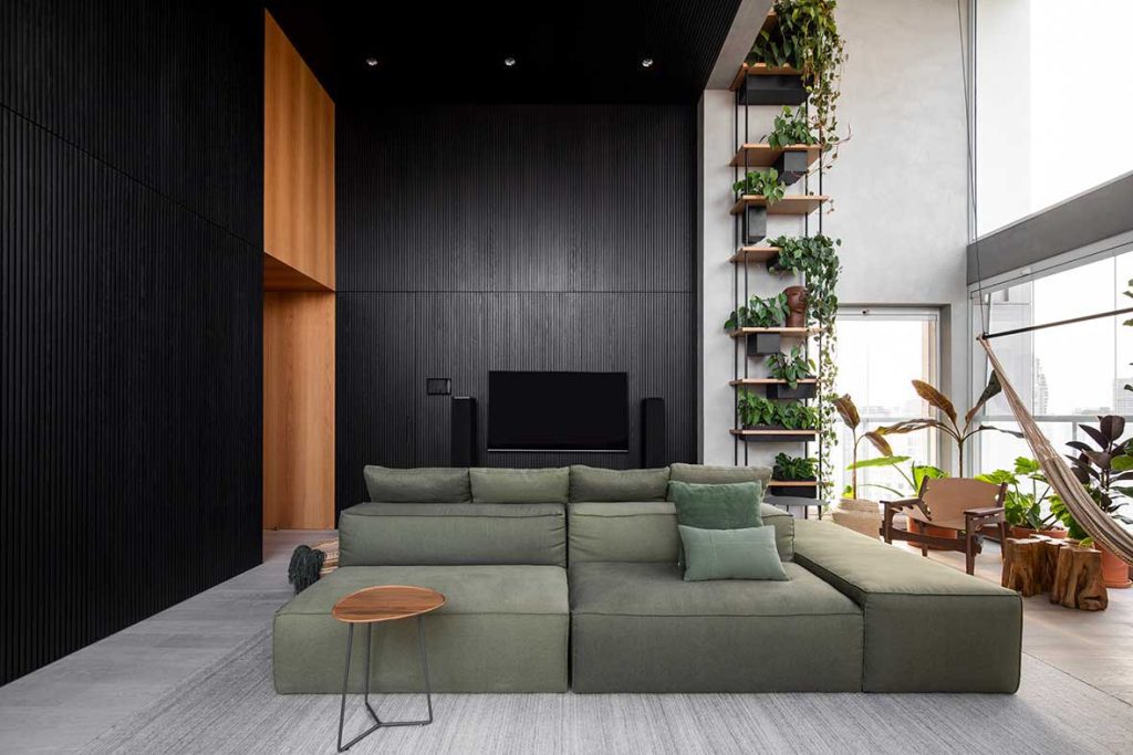 Thiết kế nội thất căn hộ 68m2 phong cách Xanh