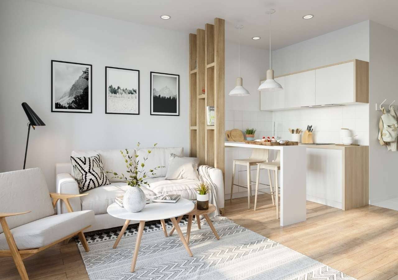 Thiết kế nội thất căn hộ mini 20m2 cho sinh viên