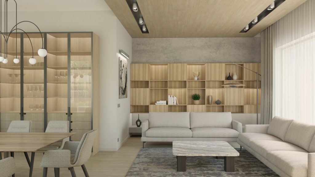 Thiết kế nội thất chung cư 105m2 theo phong cách Japandi