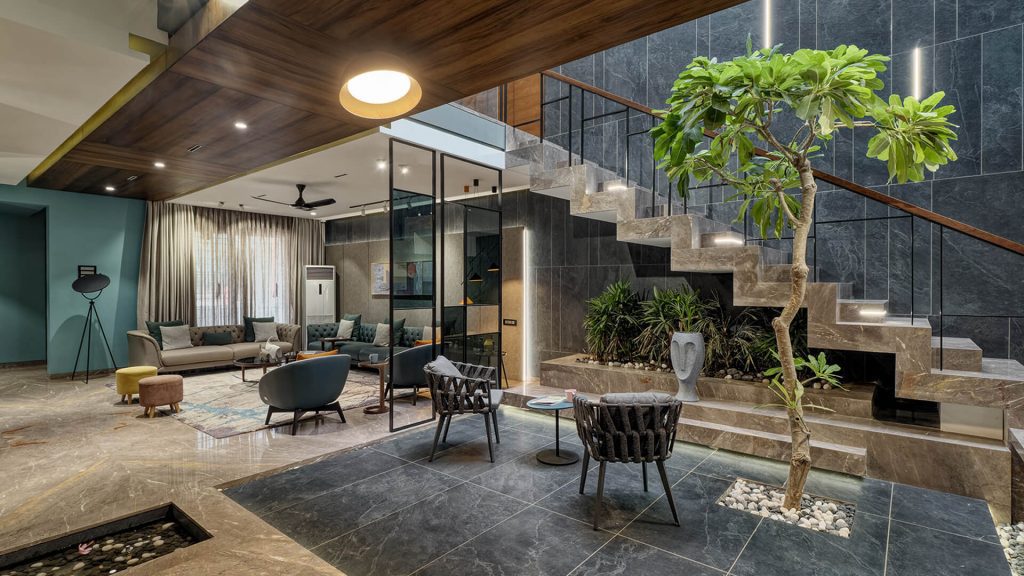 Thiết kế nội thất chung cư 130m2 theo phong cách Xanh (Biophilic)