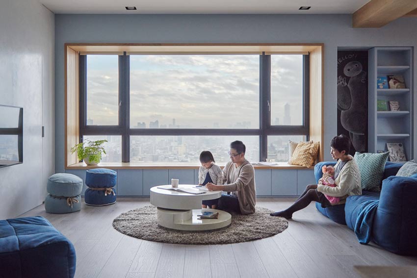 Thiết kế nội thất chung cư 150m2 cho đại gia đình