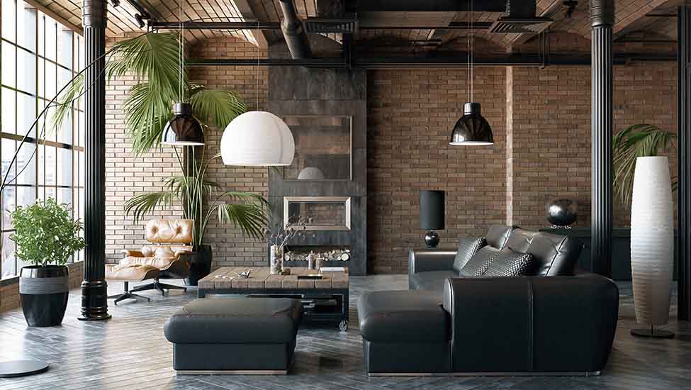 Thiết kế nội thất chung cư 150m2 phong cách Công Nghiệp