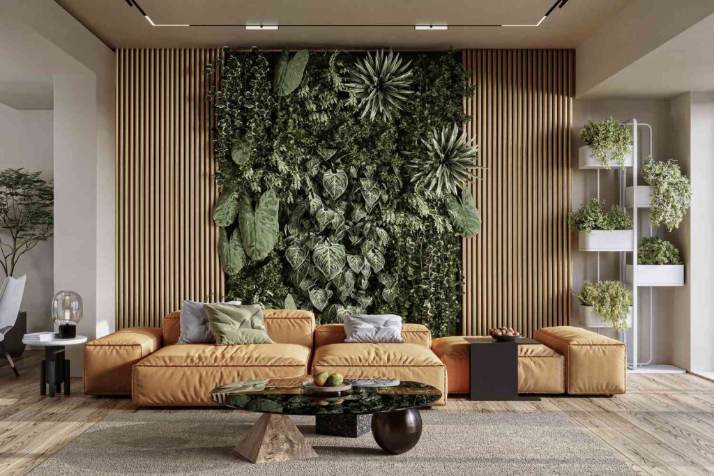 Thiết kế nội thất chung cư 150m2 phong cách Xanh (Biophilic)