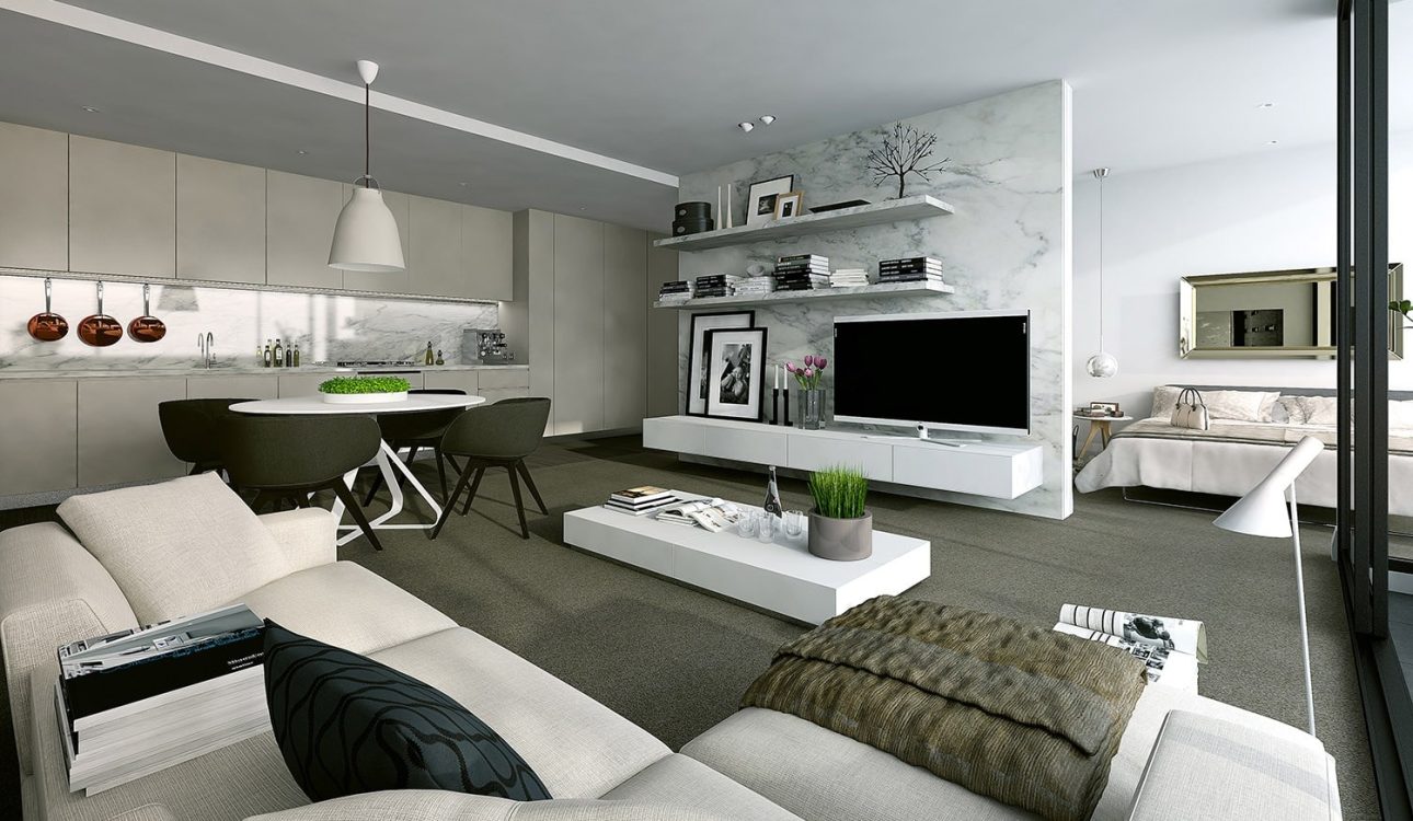 Thiết kế nội thất chung cư 63m2 theo phong cách hiện đạ