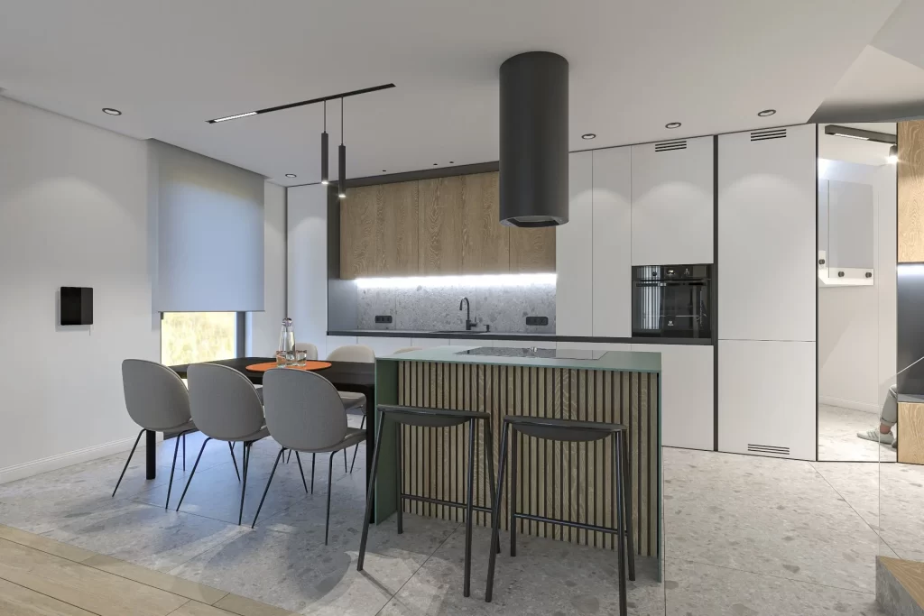 Thiết kế nội thất chung cư 72m2 phong cách Hiện Đại