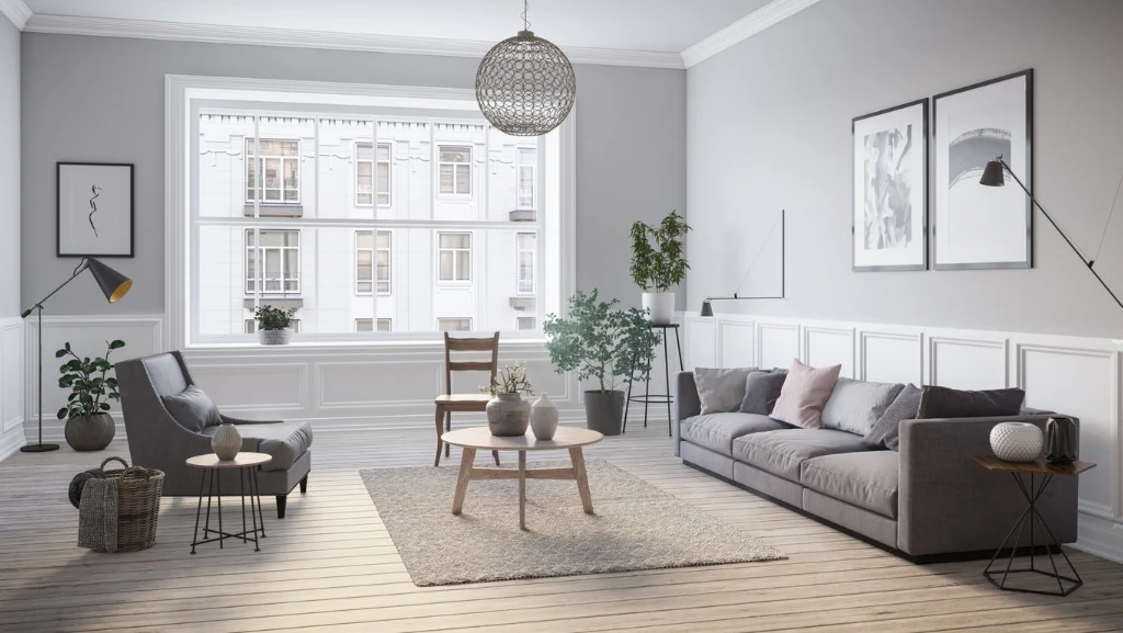 Thiết kế nội thất chung cư 76m2 phong cách Bắc Âu