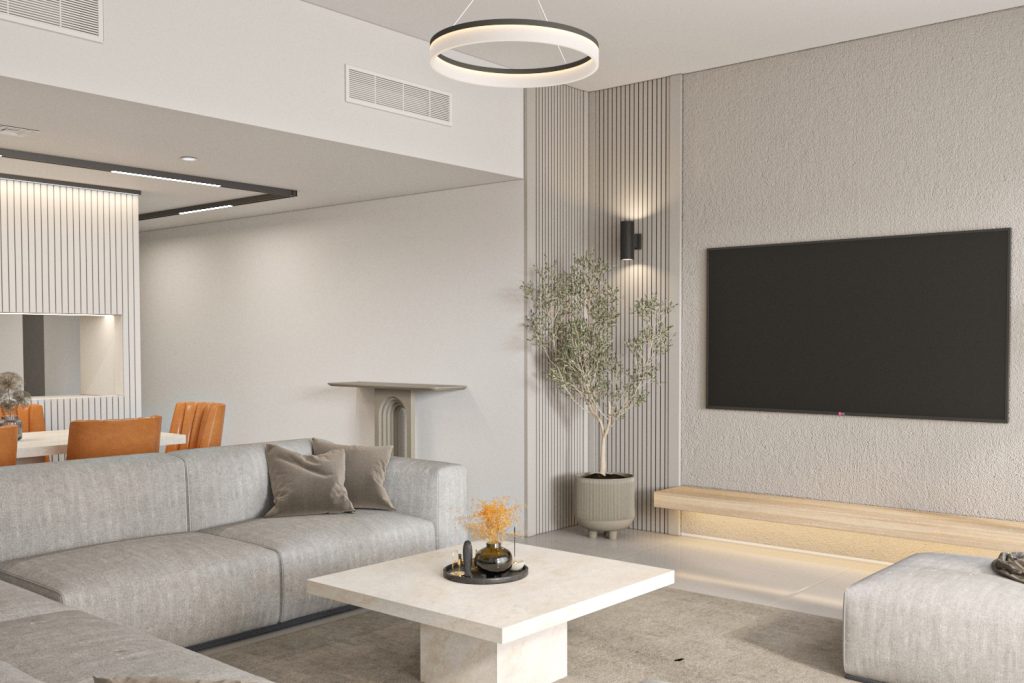 Thiết kế nội thất chung cư 76m2 phong cách Tối Giản