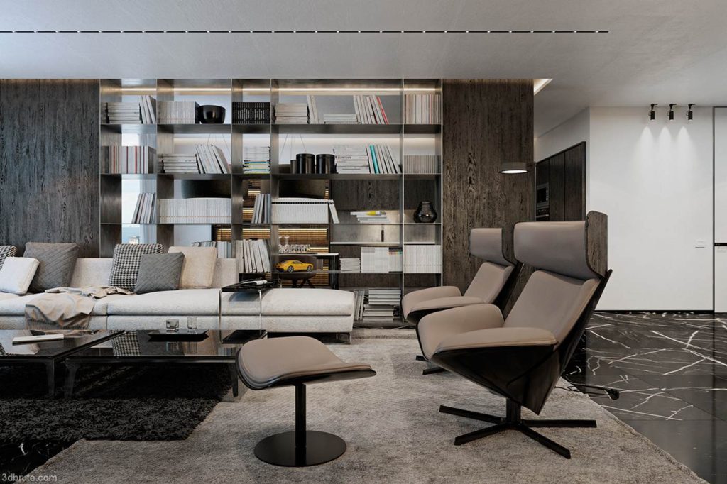 Thiết kế nội thất chung cư 77m2 cho cặp vợ chồng