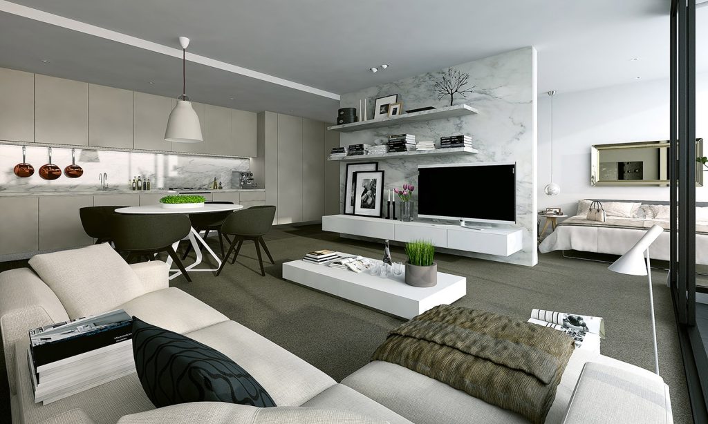 Thiết kế nội thất chung cư 77m2 cho gia đình nhỏ