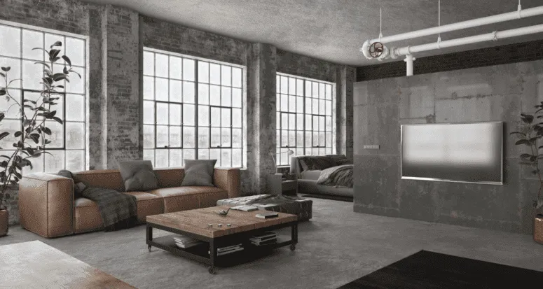 Thiết kế nội thất chung cư 77m2 phong cách Công Nghiệp