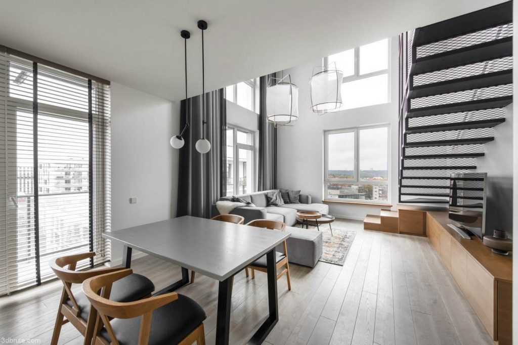 Thiết kế nội thất chung cư 85m2 theo phong cách bắc âu