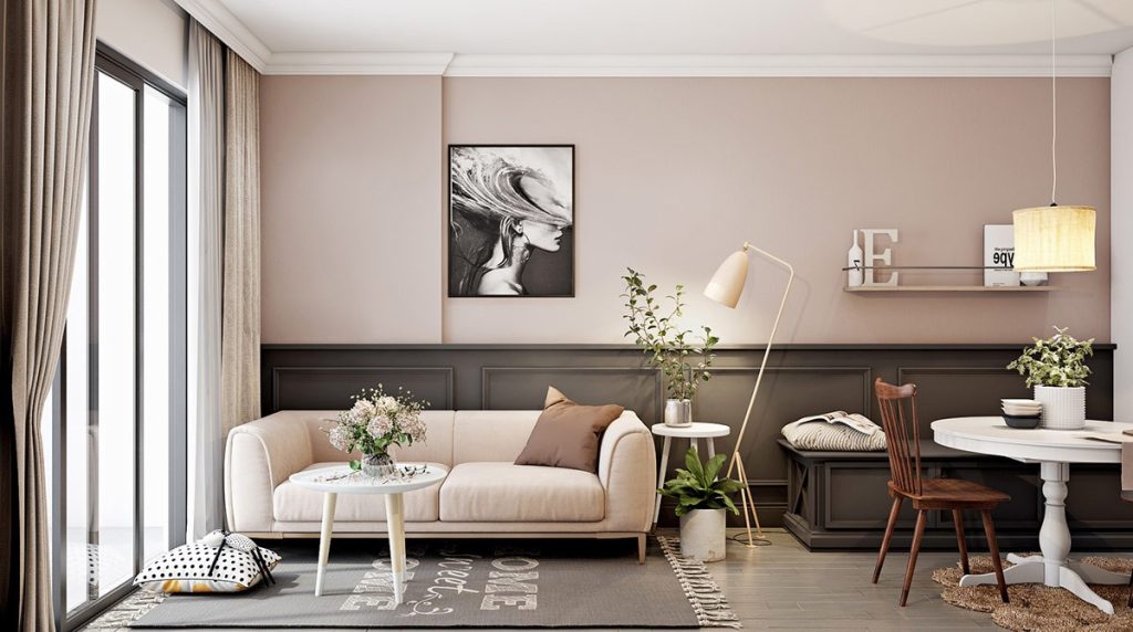 Thiết kế nội thất chung cư 86m2 cho người độc thân