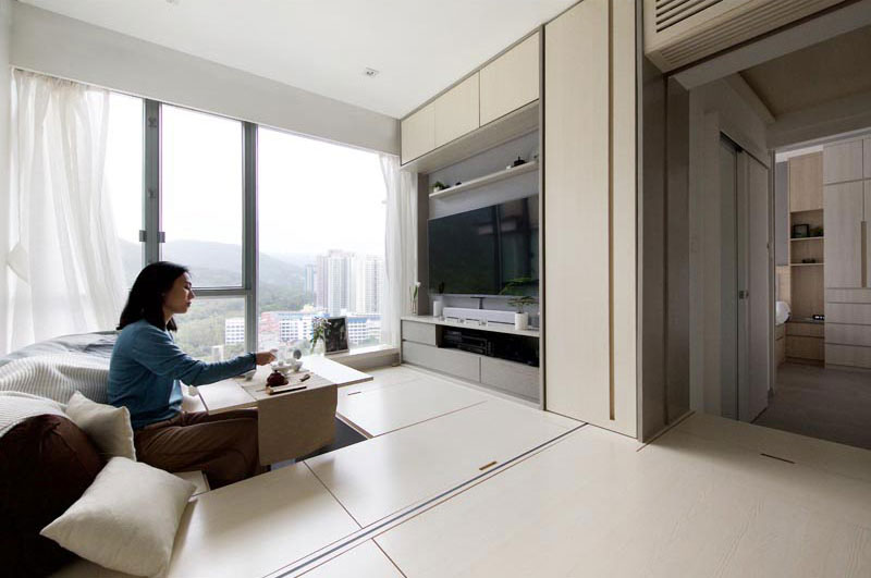 Thiết kế nội thất chung cư 96m2 cho người độc thân