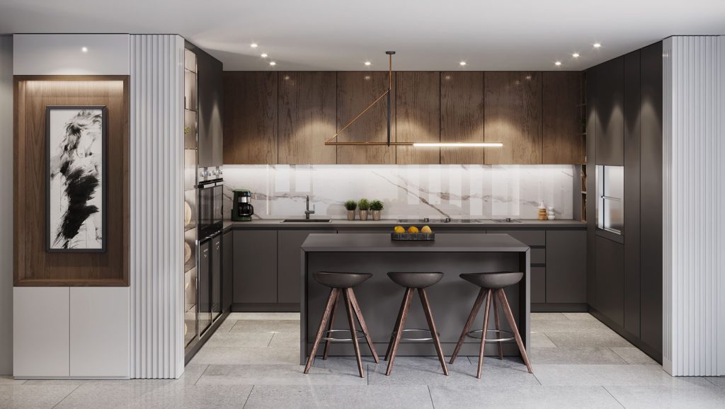 Thiết kế nội thất phòng tắm căn hộ 68m2