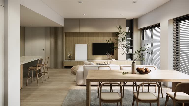 Thiết kế nội thất phòng khách chung cư 72m2
