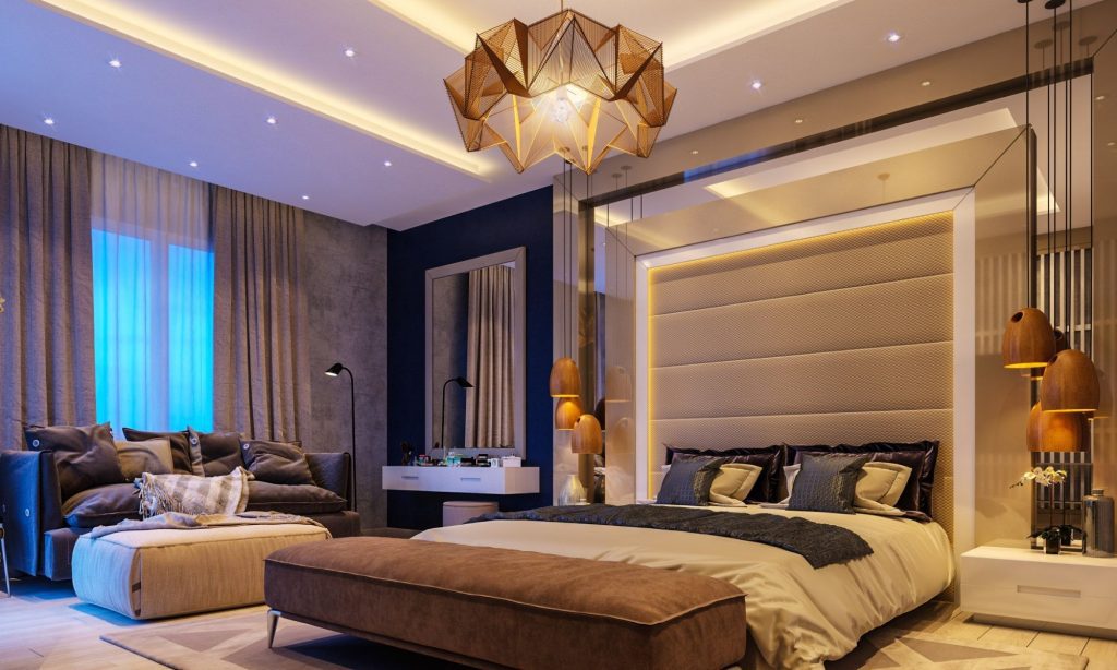 Thiết kế nội thất phòng ngủ chung cư 150m2